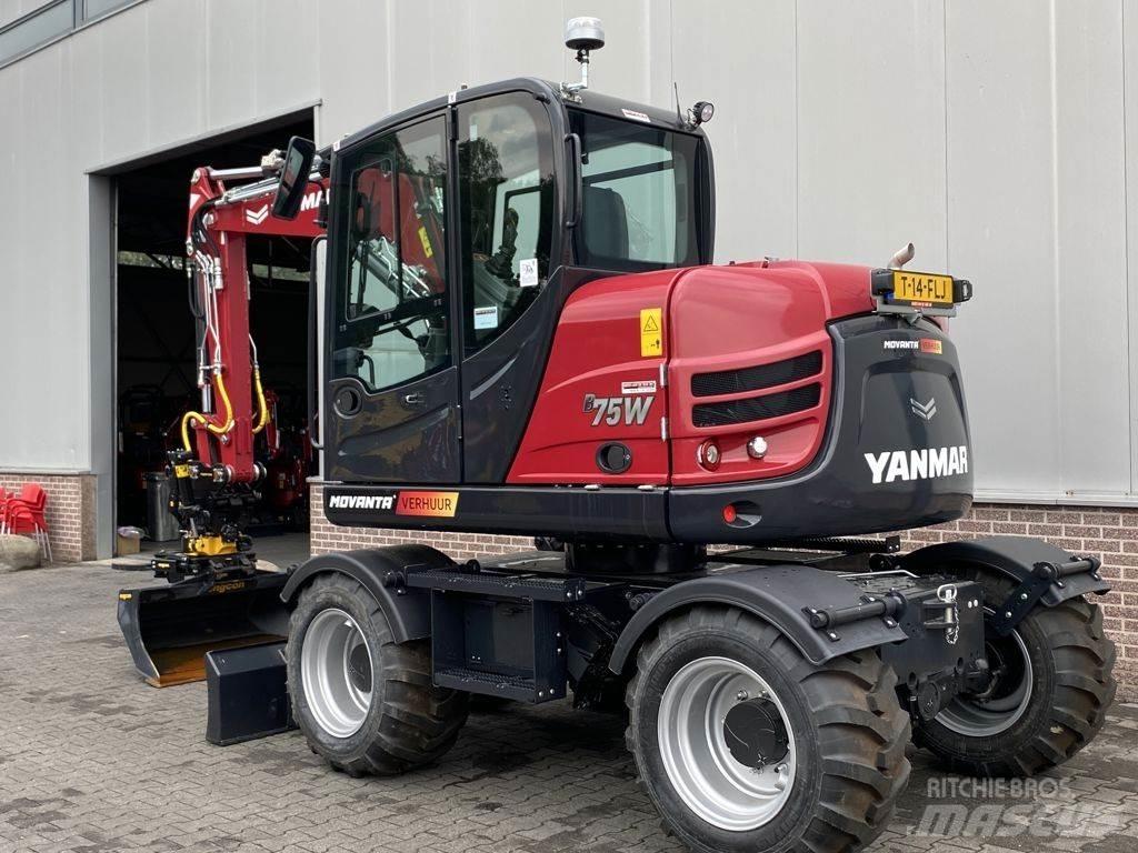 Yanmar B75W Колёсные экскаваторы