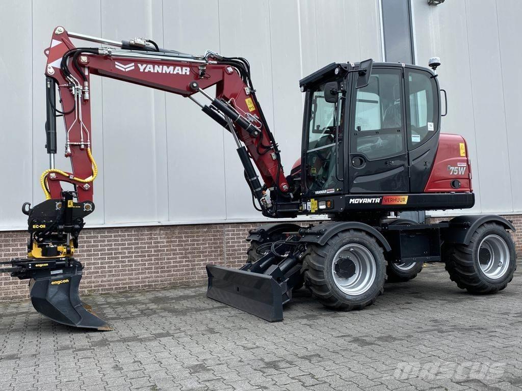 Yanmar B75W Колёсные экскаваторы