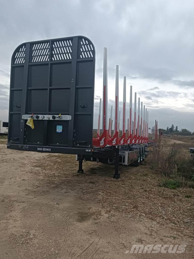  MHS Timber carrier Прицепы Лесовозы