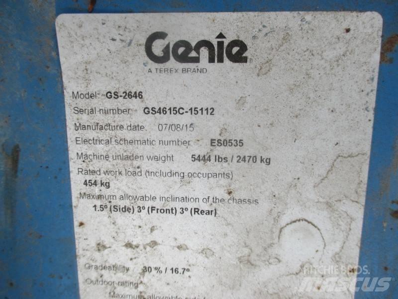 Genie GS 2646 Ножничные подъемники