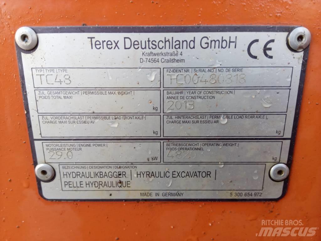 Terex TC 48 Мини-экскаваторы