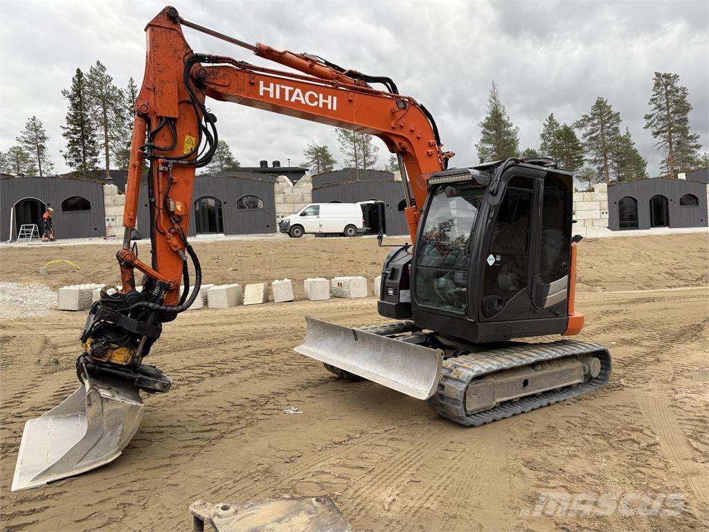 Hitachi ZX85US Малые экскаваторы 7т-12т