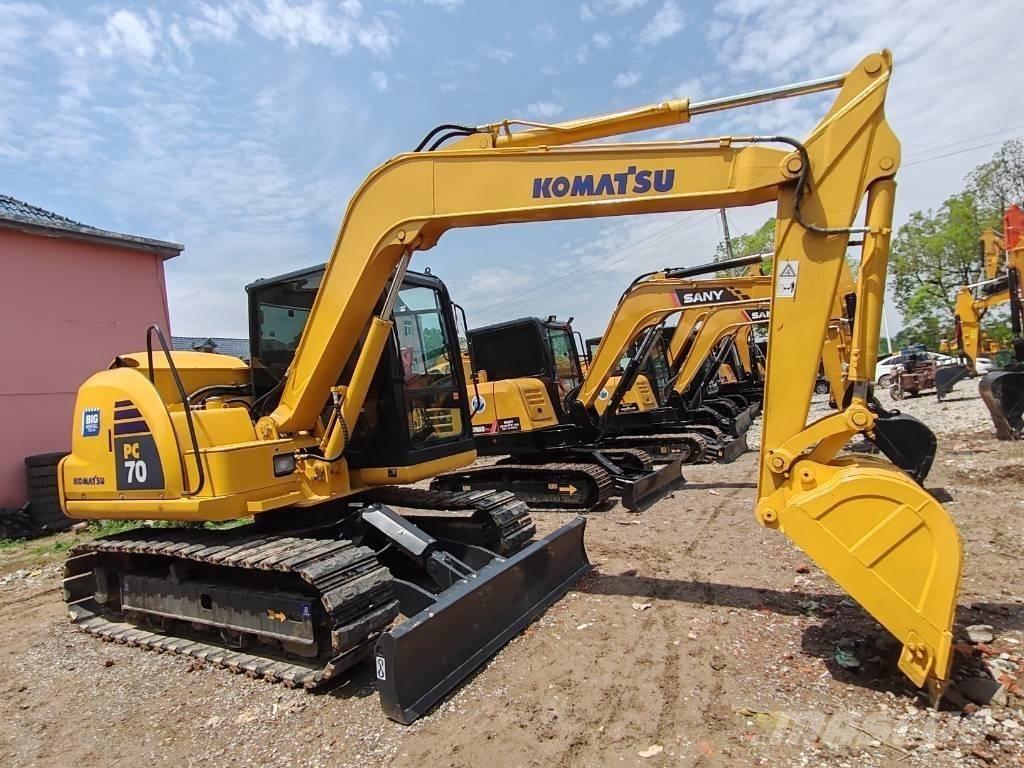 Komatsu PC 70 Малые экскаваторы 7т-12т