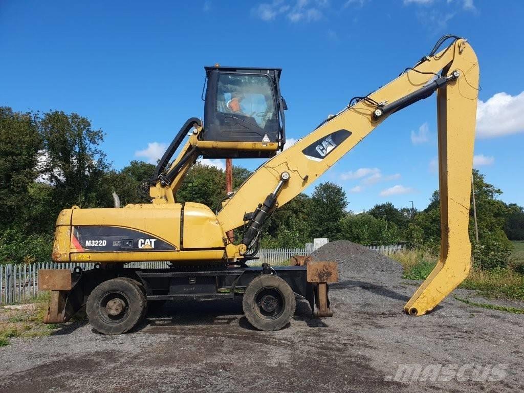 CAT M 322 D MH Перегружатели металлолома/промышленные погрузчики