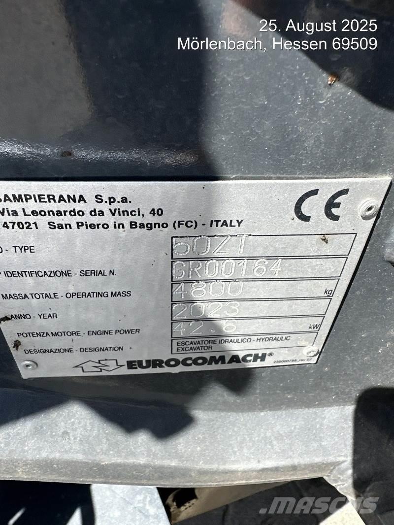Eurocomach 50ZT Мини-экскаваторы