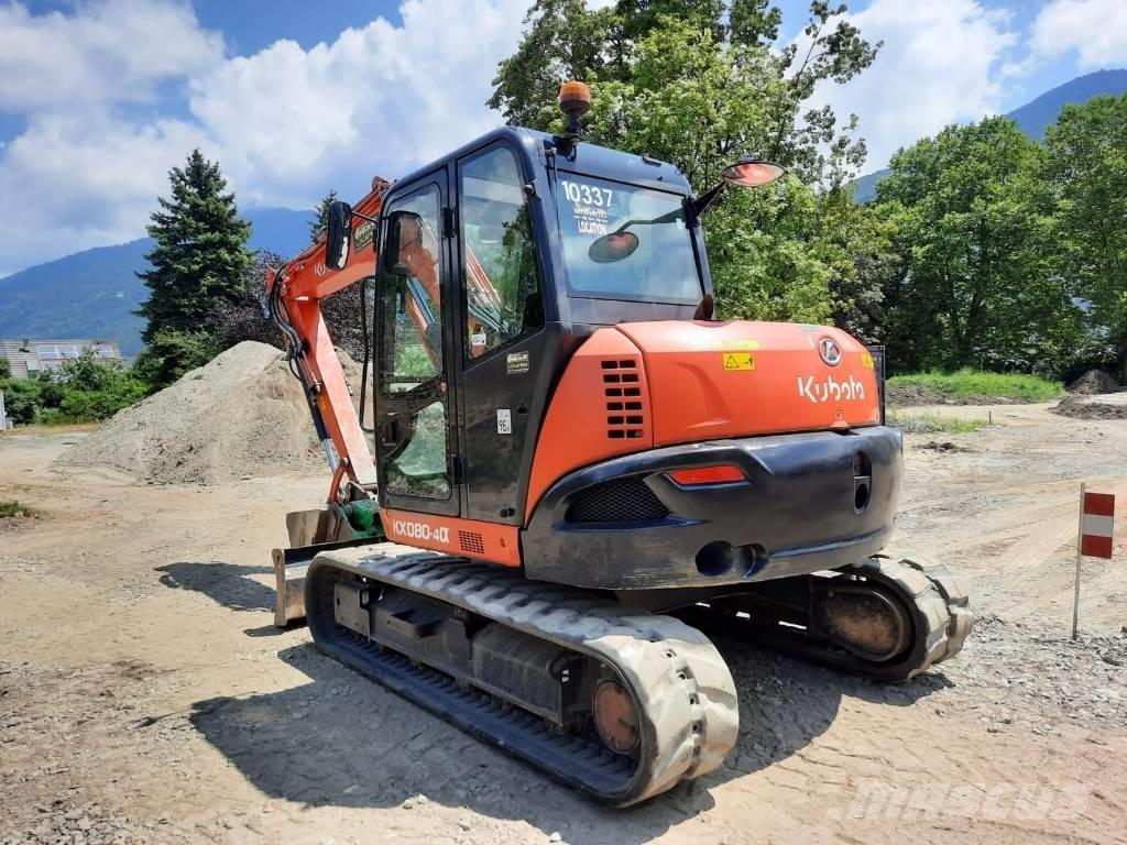 Kubota KX 080-4 Малые экскаваторы 7т-12т