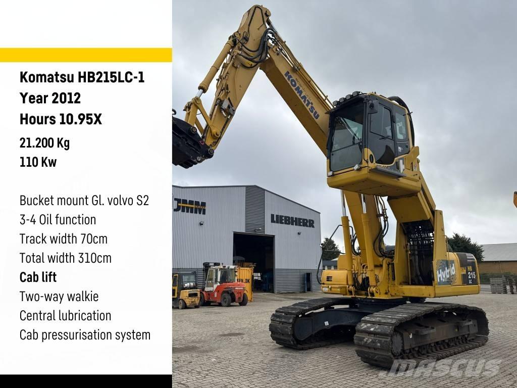 Komatsu HB215LC-1 Перегружатели металлолома/промышленные погрузчики