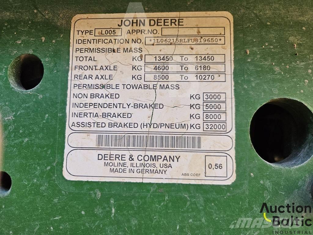 John Deere 6215 R Трактора