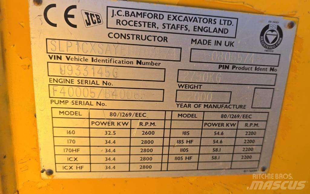 JCB 1 CX Экскаваторы-погрузчики