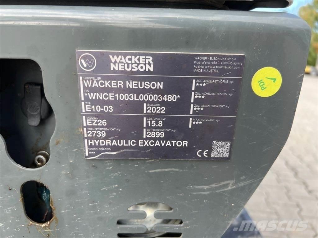 Wacker Neuson EZ26 Гусеничные экскаваторы