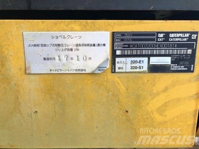 CAT 320-07A Гусеничные экскаваторы