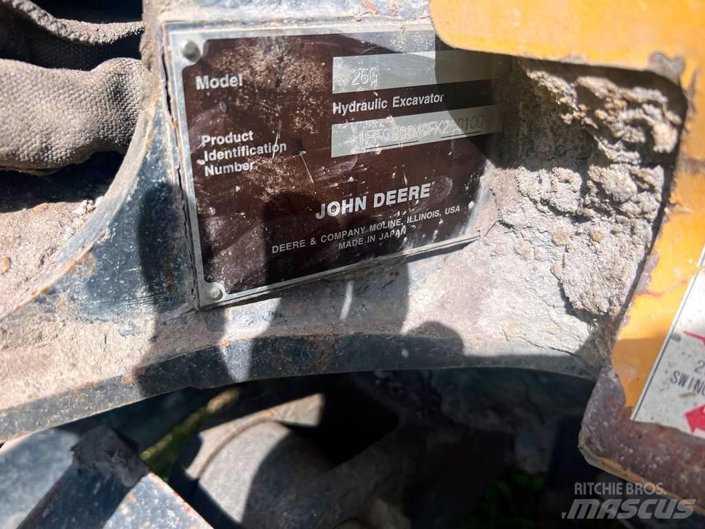 John Deere 26G Мини-экскаваторы