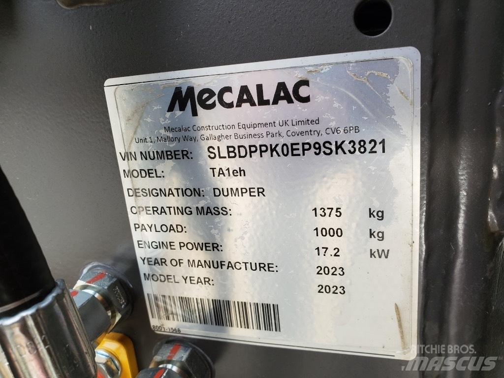 Mecalac TA1EH Мини-самосвалы