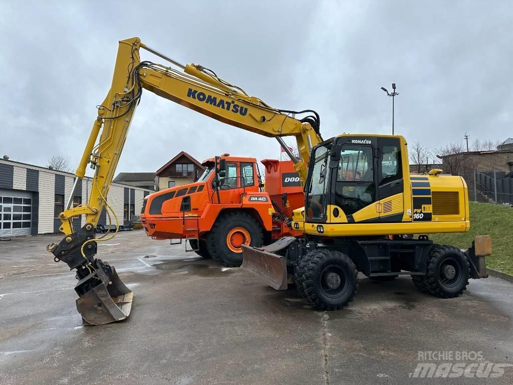 Komatsu PW160-11 Колёсные экскаваторы