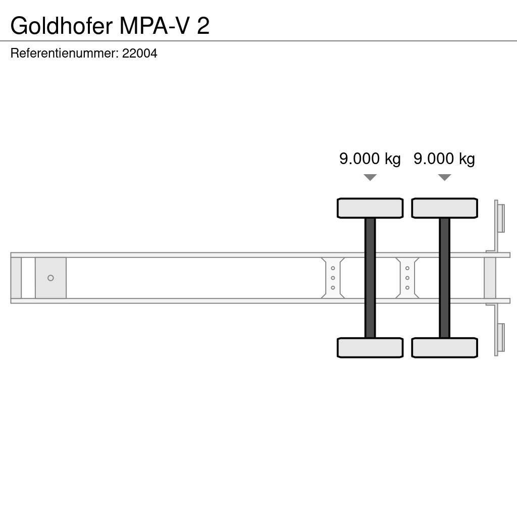 Goldhofer MPA-V 2 Низкорамные полуприцепы