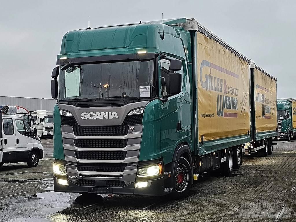 Scania S450 6x2*4 Тентованные грузовики