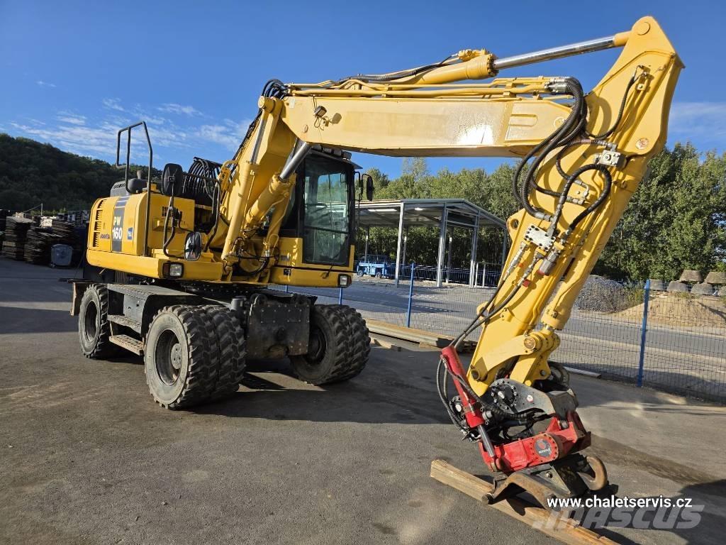Komatsu PW 160 Колёсные экскаваторы