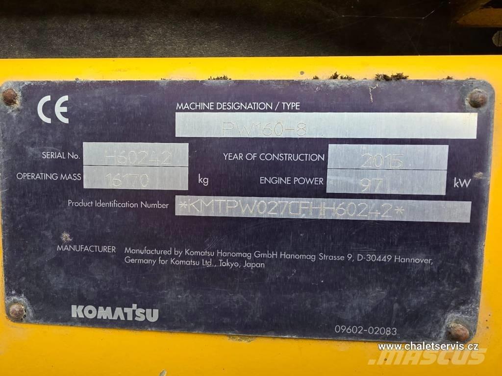 Komatsu PW 160 Колёсные экскаваторы