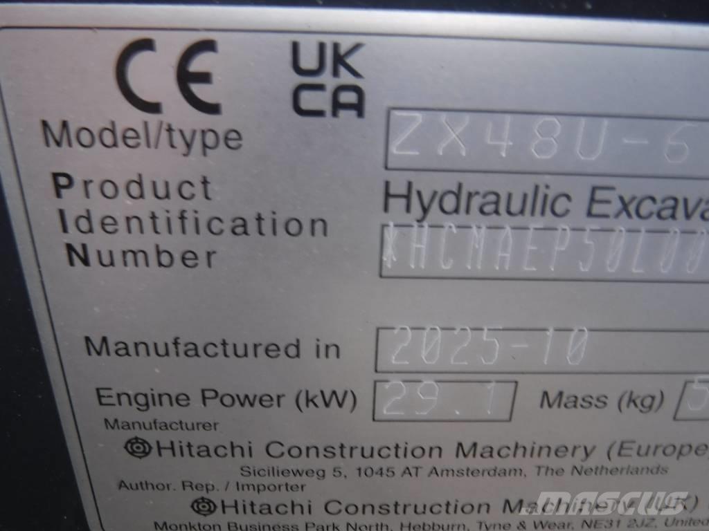 Hitachi ZX 48 U-6 Мини-экскаваторы