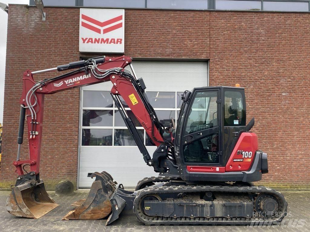 Yanmar SV100-2-2PB Малые экскаваторы 7т-12т