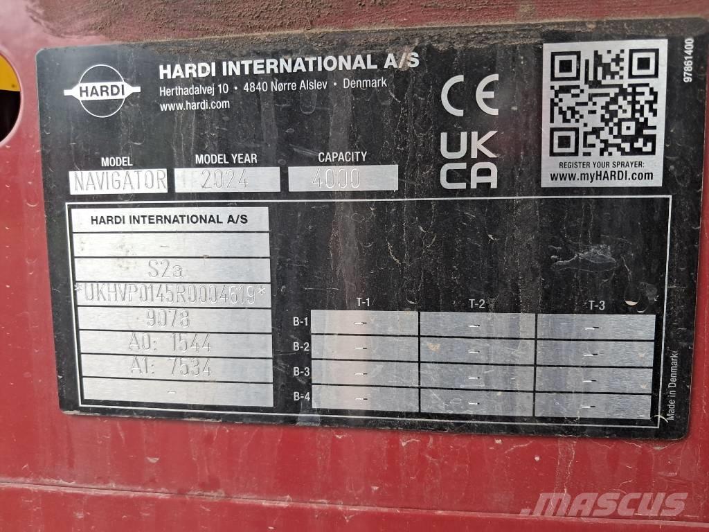 Hardi Navigator 40i Прицепные опрыскиватели