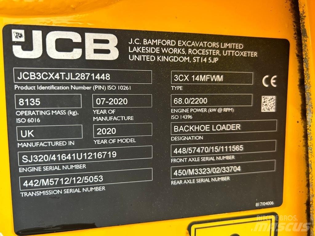 JCB 3CX Air Con Экскаваторы-погрузчики