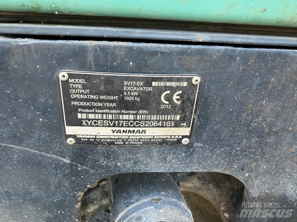 Yanmar SV 17 EX Мини-экскаваторы