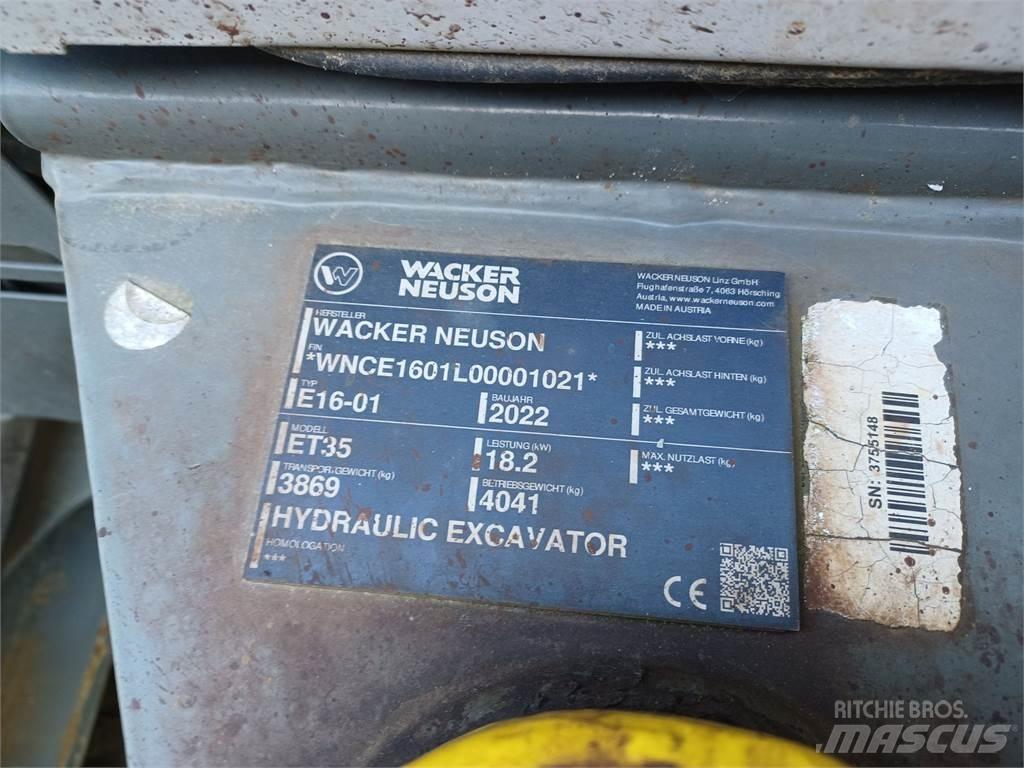 Wacker Neuson ET35 Гусеничные экскаваторы