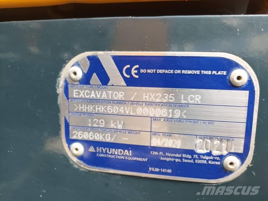 Hyundai HX 235 LCR Гусеничные экскаваторы