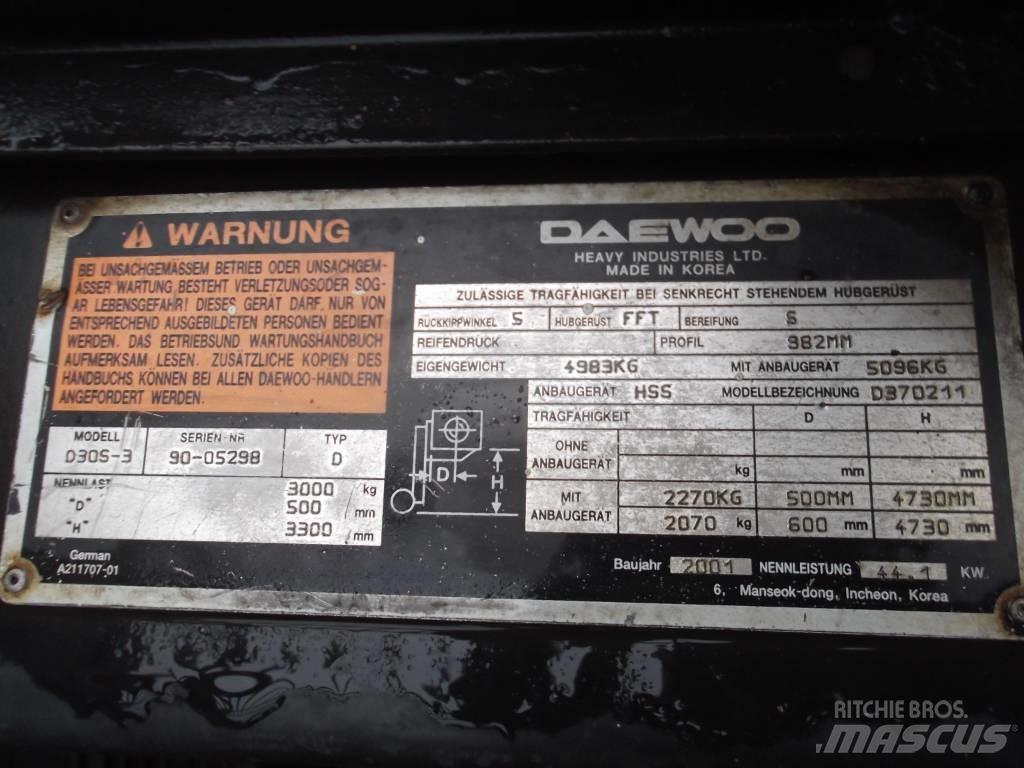 Daewoo D30S3 V-2372 Дизельные погрузчики