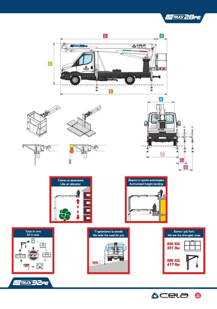 Cela DT 28 truck FE Автовышки