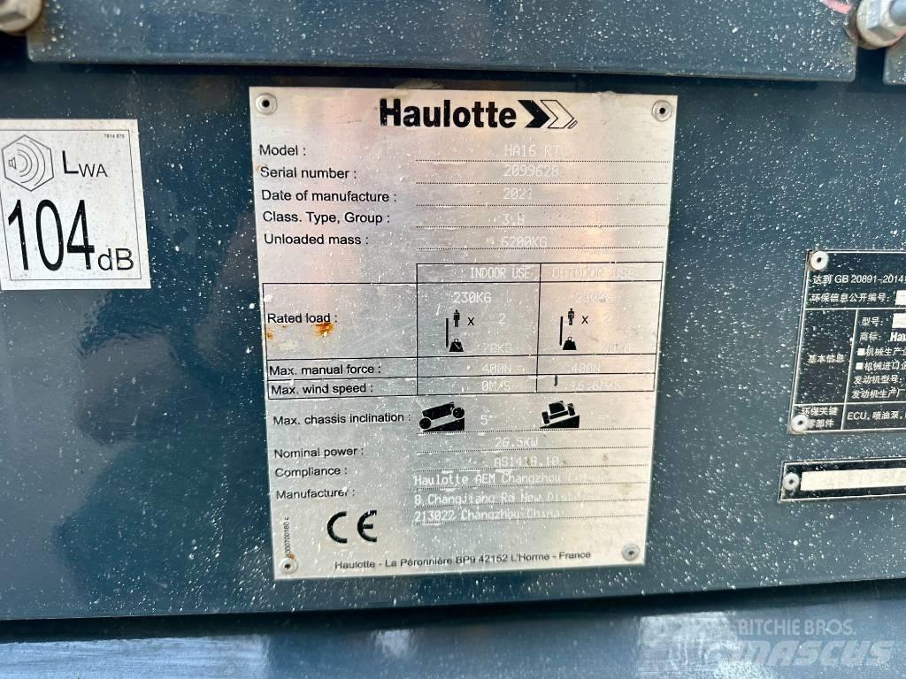 Haulotte HA16RTJ Коленчатые подъемники