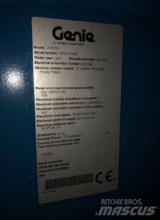 Genie Z 80/60 Коленчатые подъемники