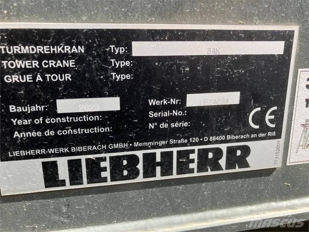 Liebherr 34K Башенные краны