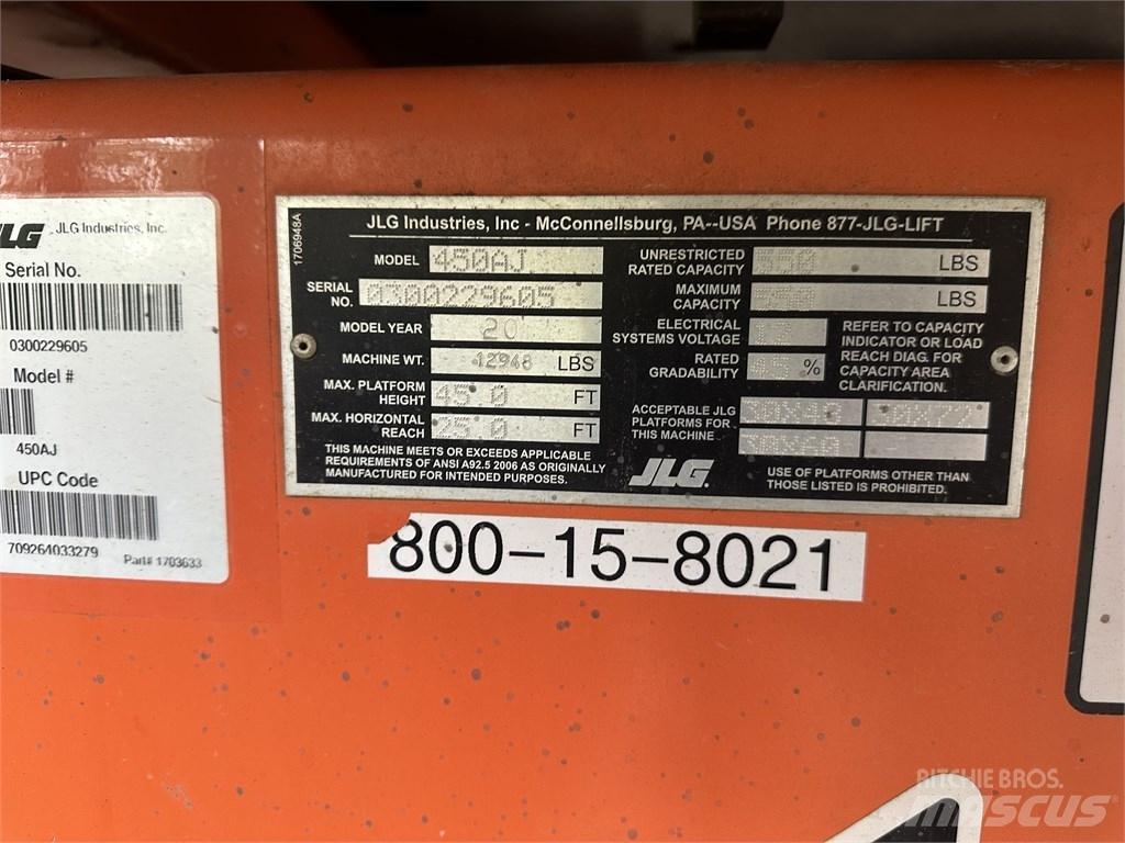 JLG 450 AJ Коленчатые подъемники
