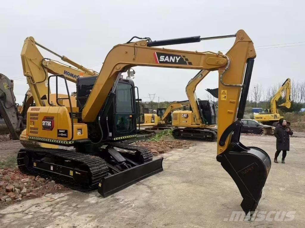 Sany SY75C Малые экскаваторы 7т-12т