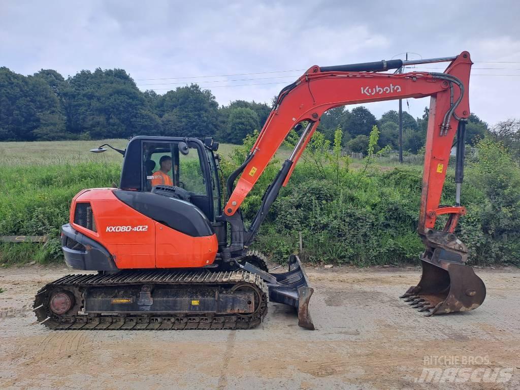 Kubota KX 080-4 Малые экскаваторы 7т-12т