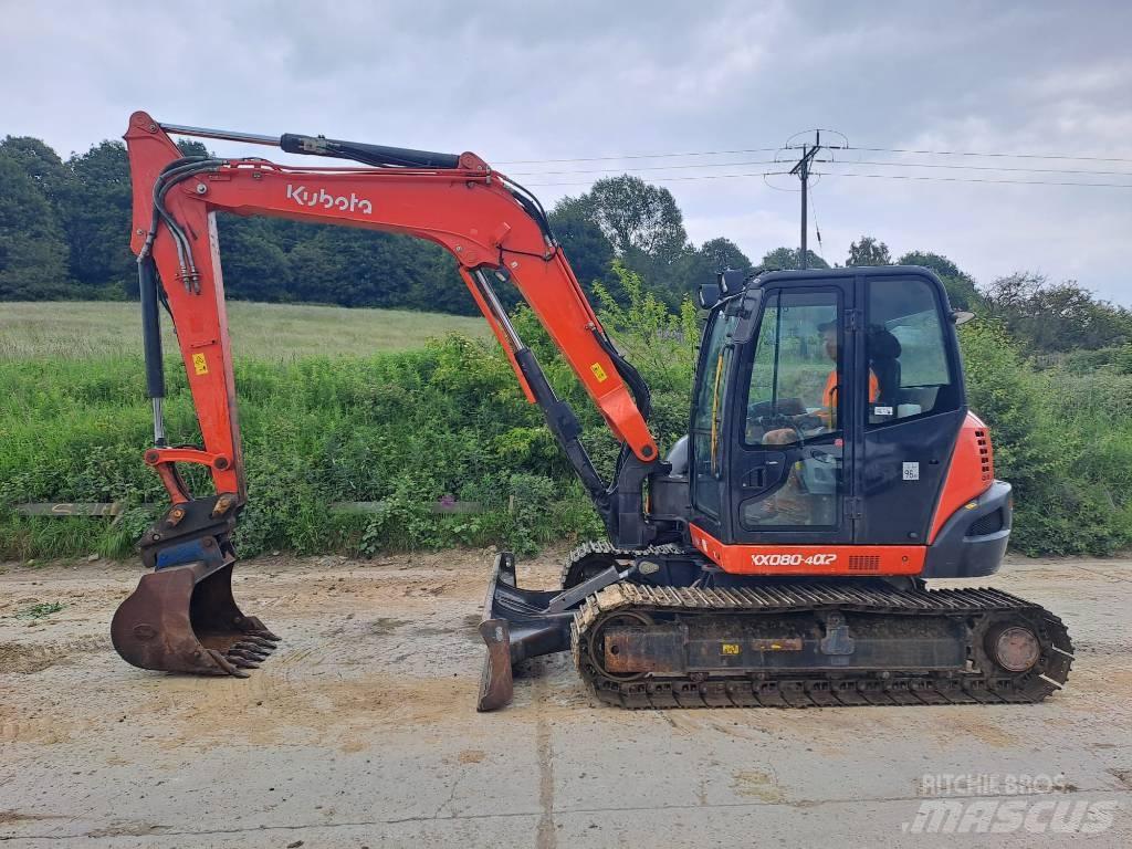 Kubota KX 080-4 Малые экскаваторы 7т-12т