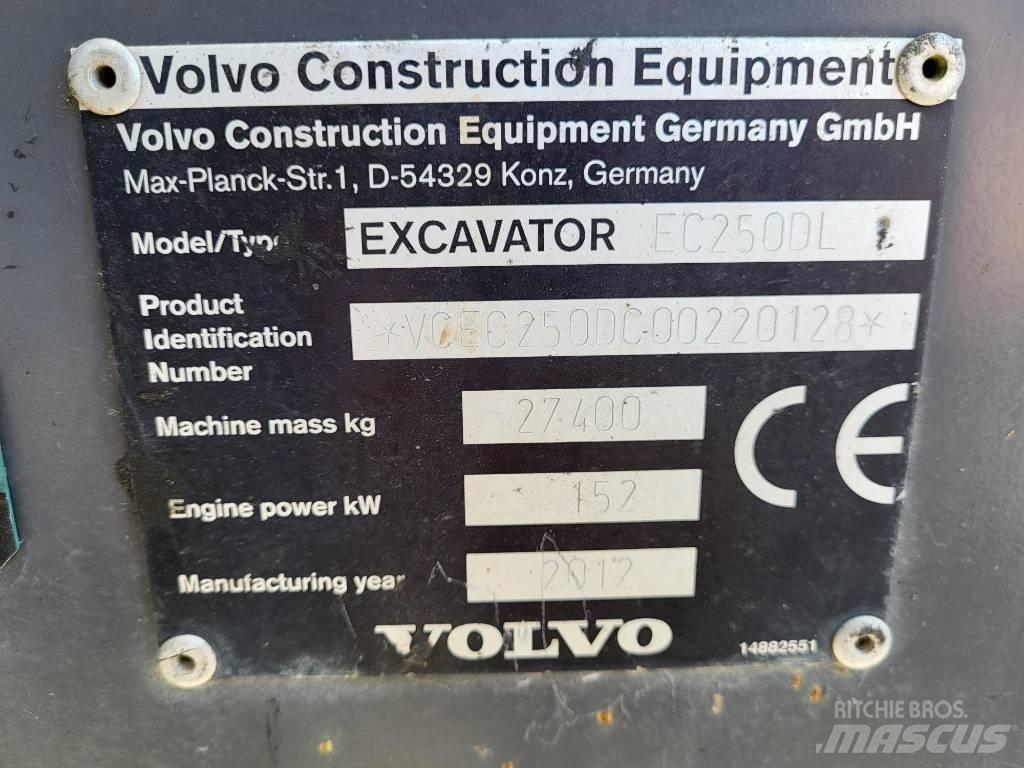 Volvo EC 250 D L Гусеничные экскаваторы