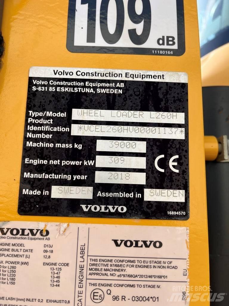 Volvo L260H Фронтальные погрузчики