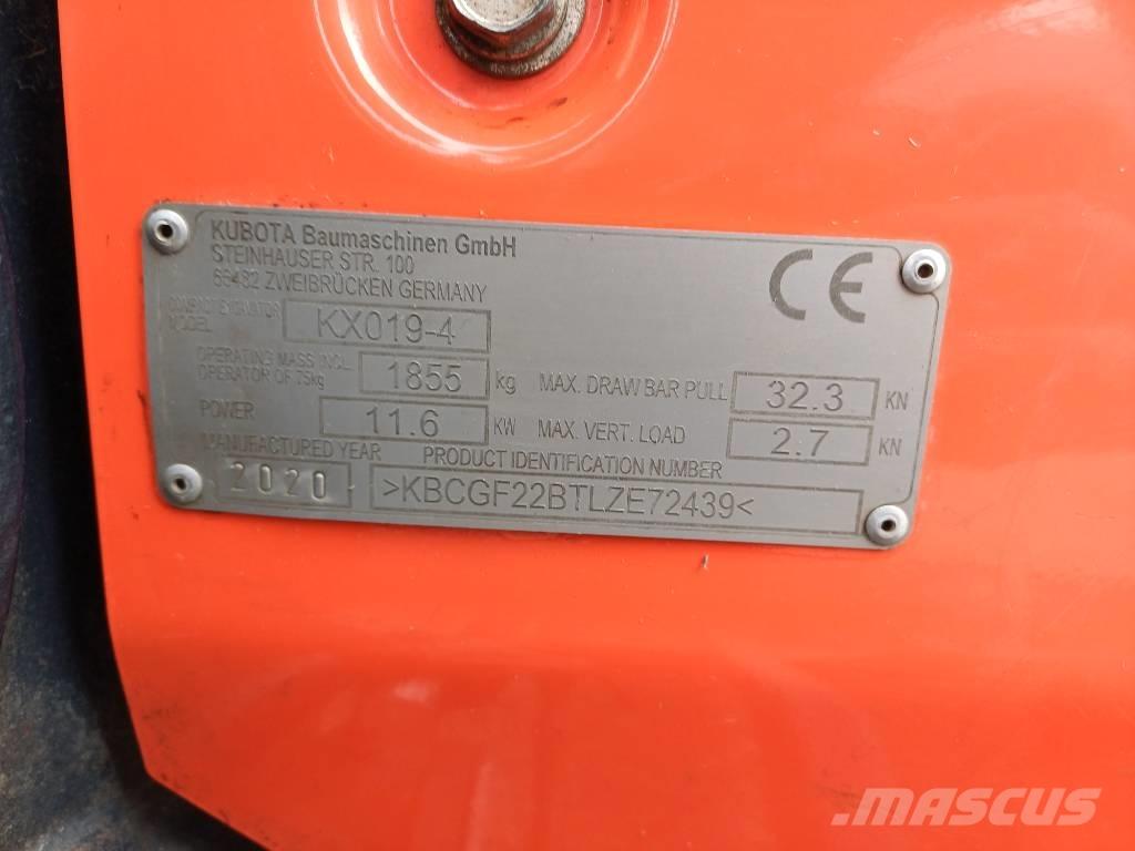 Kubota KX 019-4 Мини-экскаваторы