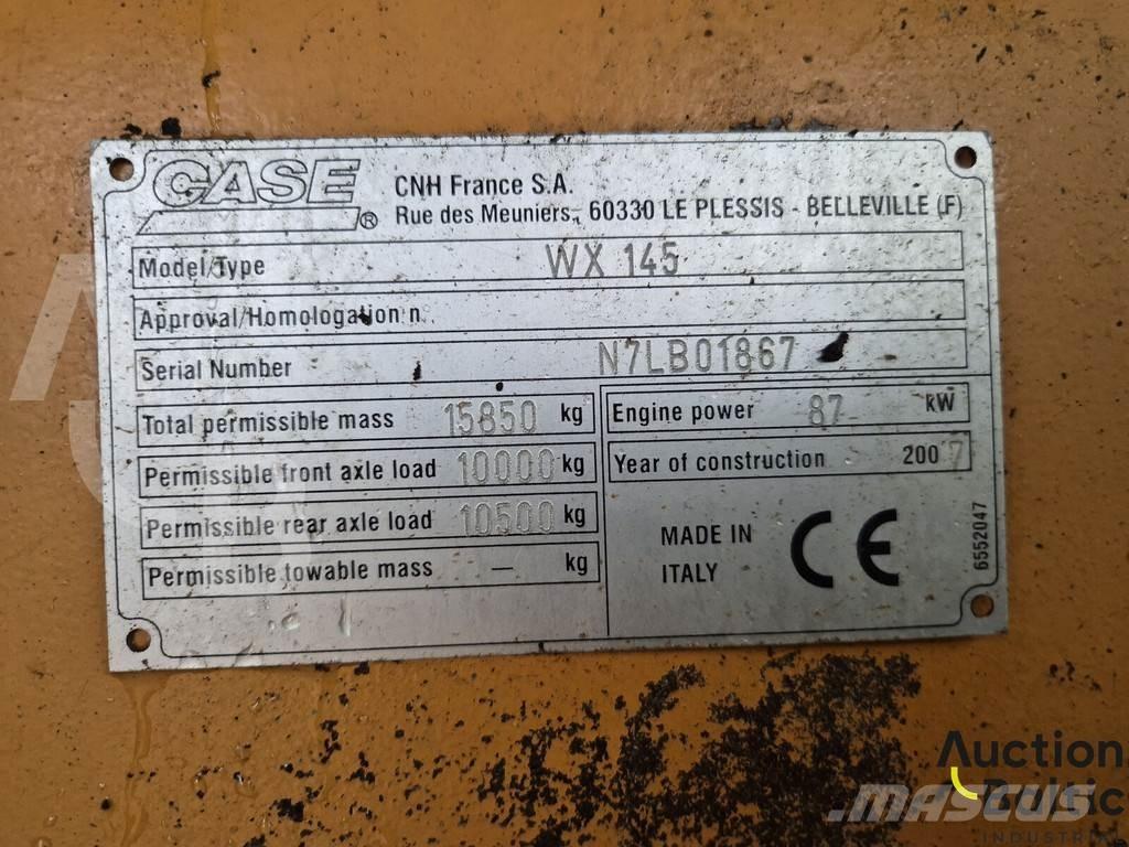 CASE WX 145 Колёсные экскаваторы