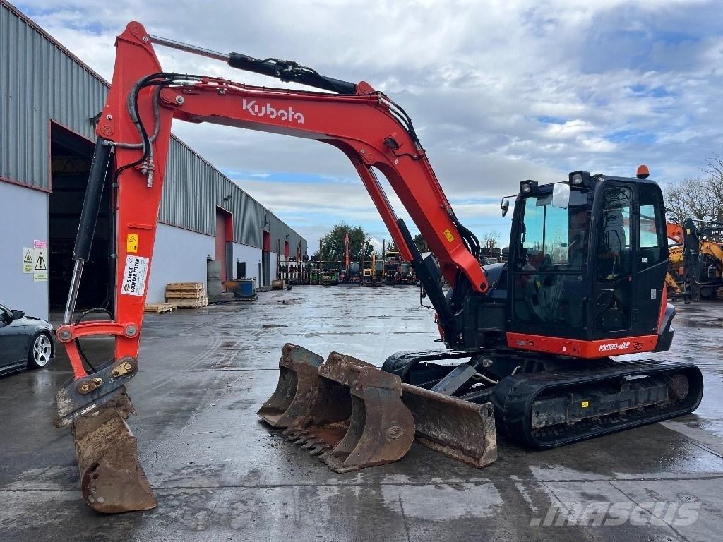Kubota KX 080-4 Малые экскаваторы 7т-12т