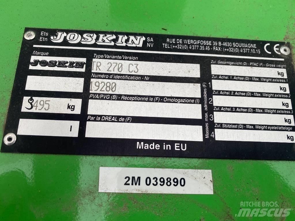 Joskin TR 270 C3 Мульчирователи