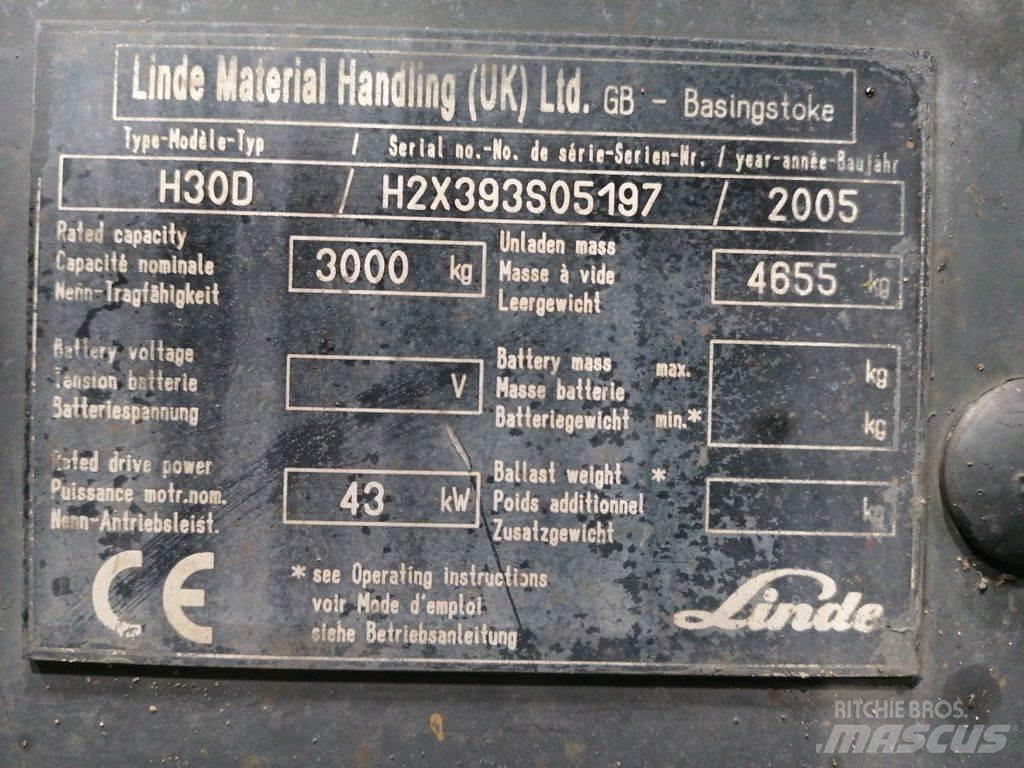 Linde H30D Дизельные погрузчики