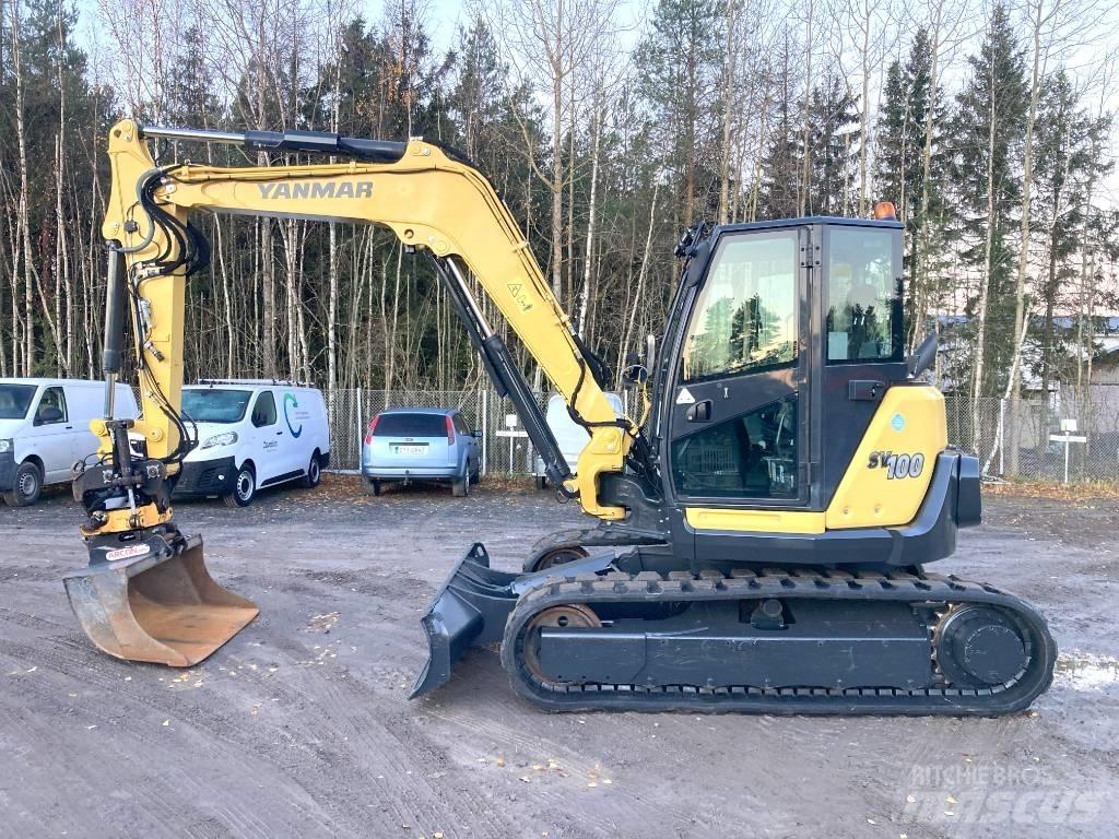 Yanmar SV 100-2A Малые экскаваторы 7т-12т