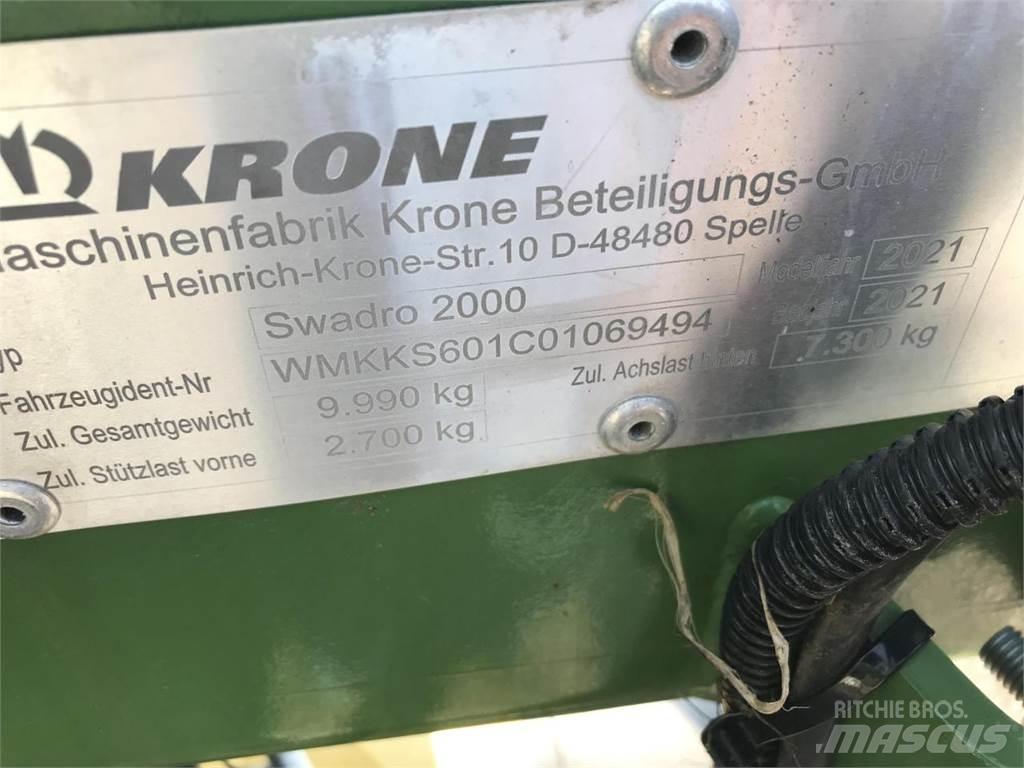 Krone Swadro 2000 Рядковые косилки