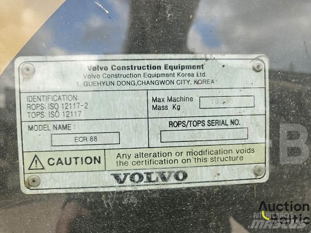 Volvo ECR 88 Малые экскаваторы 7т-12т