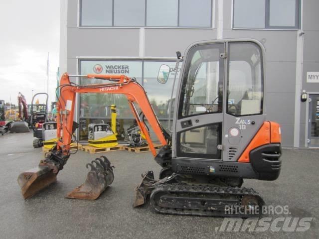 Hitachi ZX 18 Мини-экскаваторы