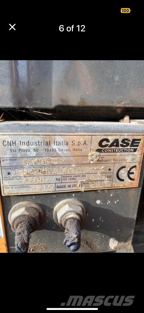 CASE CX 26 B ZTS Мини-экскаваторы